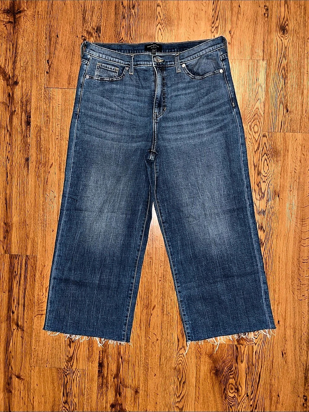 Banana Republic High-Rise Wide-Leg Crop Jean